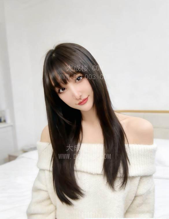 杭州九堡高颜甜美黑长直